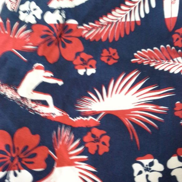 Op boys swim trunks 2XL 18 Surfers Surfboad Red Bl - Picture 3 of 7